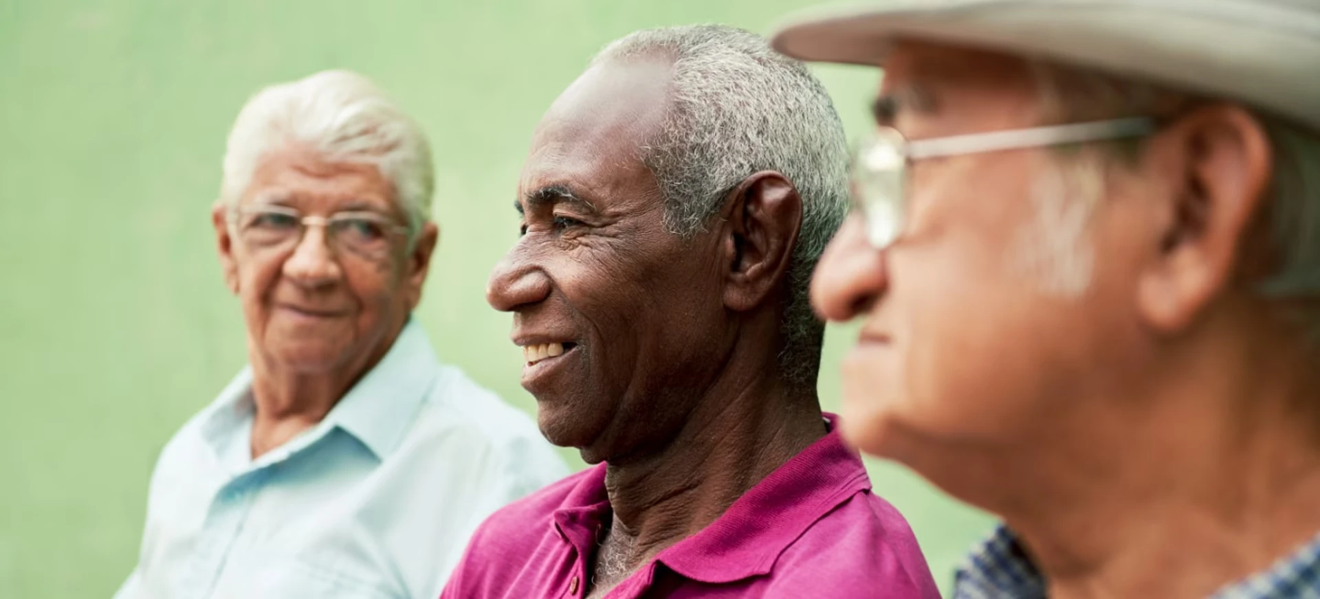 Three older gentleman.